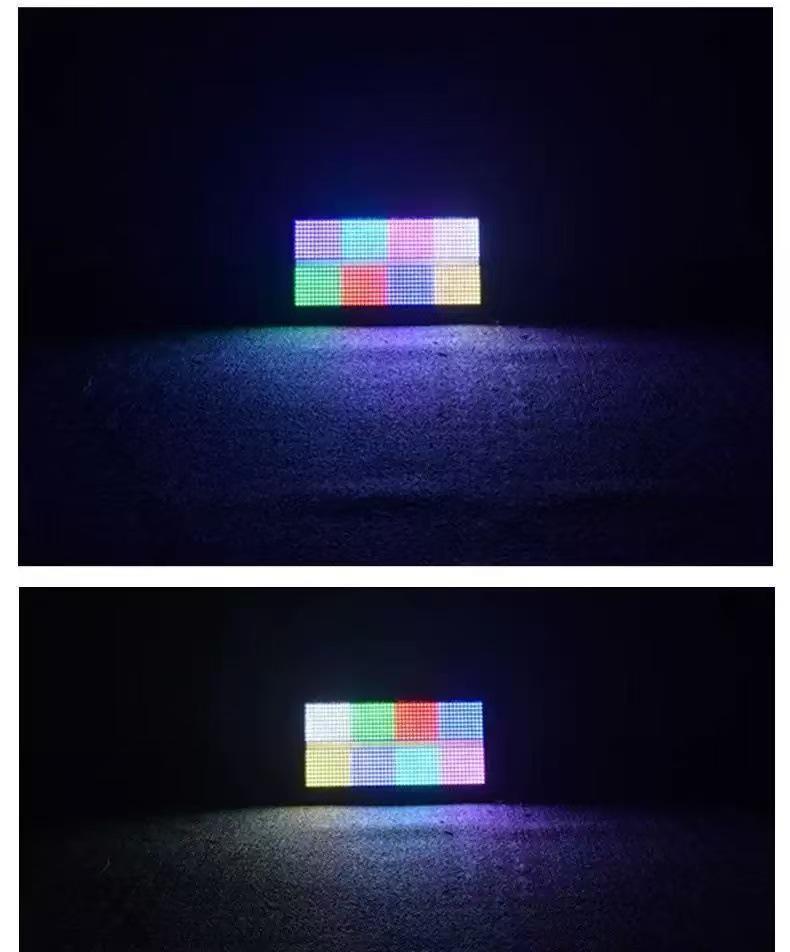 8+8 Segment LED Strobe Full-Color Light Bar for Live Room Background Atmosphere