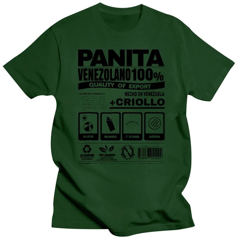 Panita Venezolano - Funny Venezuela Shirt Tshirt Black Short Sleeve Cotton Hip Hop T-shirt Print Tee Shirts