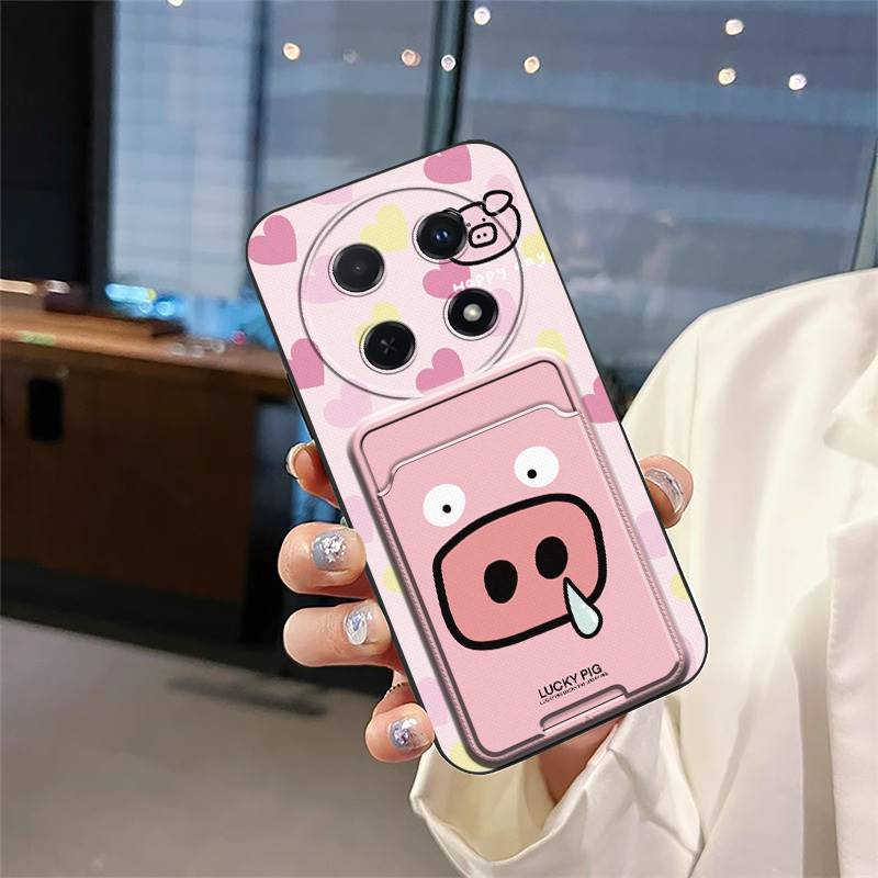 Back Cover Shockproof Phone Case For Huawei Enjoy70 Pro/Nova12i/Nova13i Anti-knock Card Bag Durable Protective Cute TPU