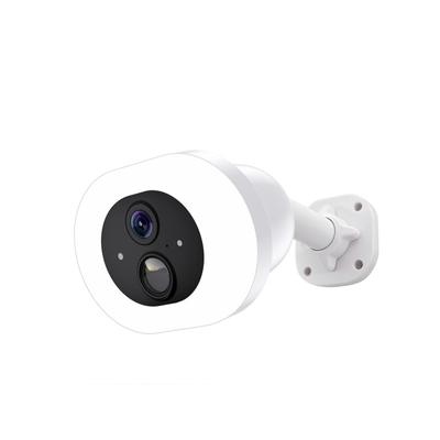 2-in-1 Garten-Nachtlampe Außen Sicherheitsüberwachung 1080P Heim-CCTV-Kamera PIR-Personenerkennung IP66 Wasserdicht Drahtlos WIFI IP-Kamera