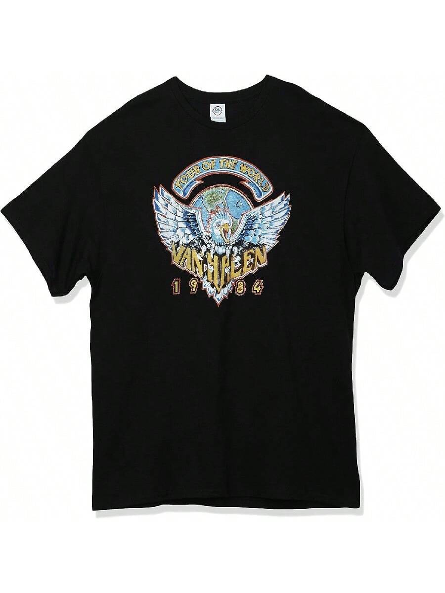 

FEA Men s Van Halens 1984 Tour Of The World Men s T-Shirt S