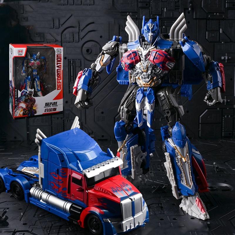 Verwandeltbarer Spielzeug-LKW Prächtiges Robotermodell Für Filmfans Kunststoffmaterial 22 cm Höhe