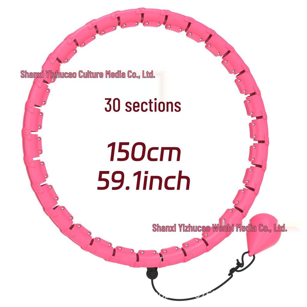 Intelligenter, abnehmbarer Hula-Hoop-Reifen für Frauen – Bauchweg-Effekt, taillenschonendes Fitnessprogramm