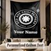 Custom Text Tapestry Red Hot Chili Peppers Print Wall Tapestry Indoor Living Room Wall Decor