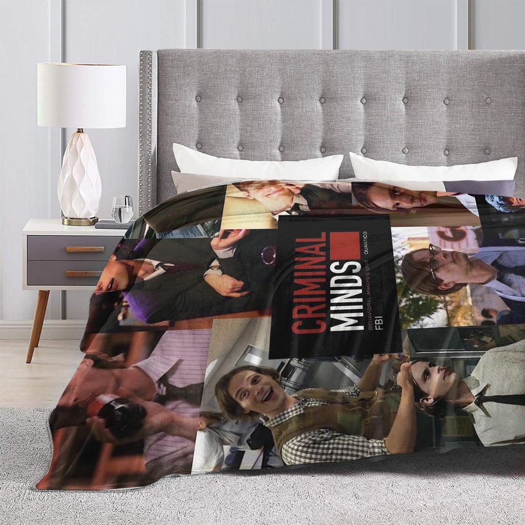 Criminal Minds Spencer Reid  Blankets Quality Warm Soft  Throw Blanket Winter Picnic Living Room Pattern Bedspread