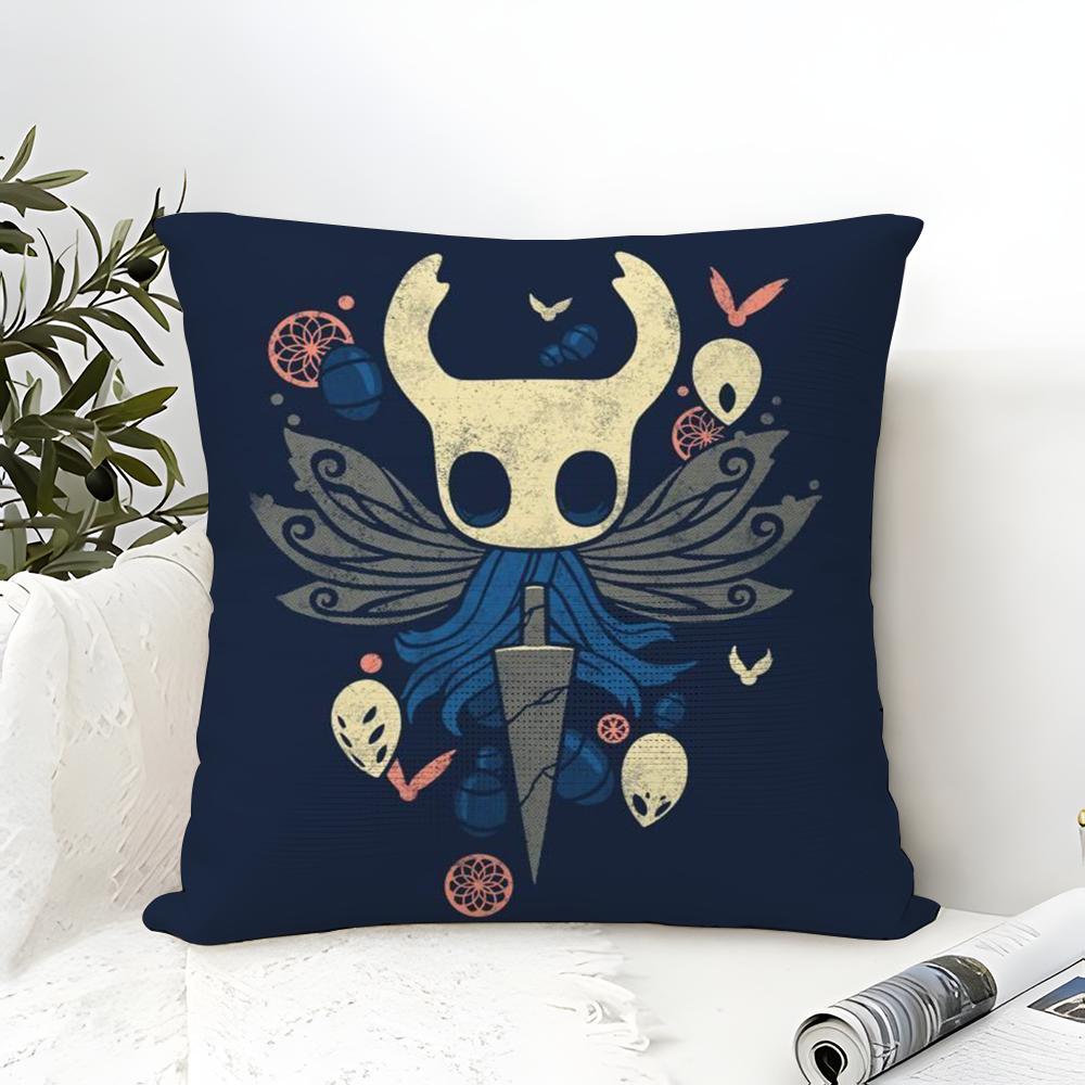Metroidvania Game H-Hollow Knight Pillow Case Linen Pillow Case Sofa Home Decor Cushion Cover Cushion Cove