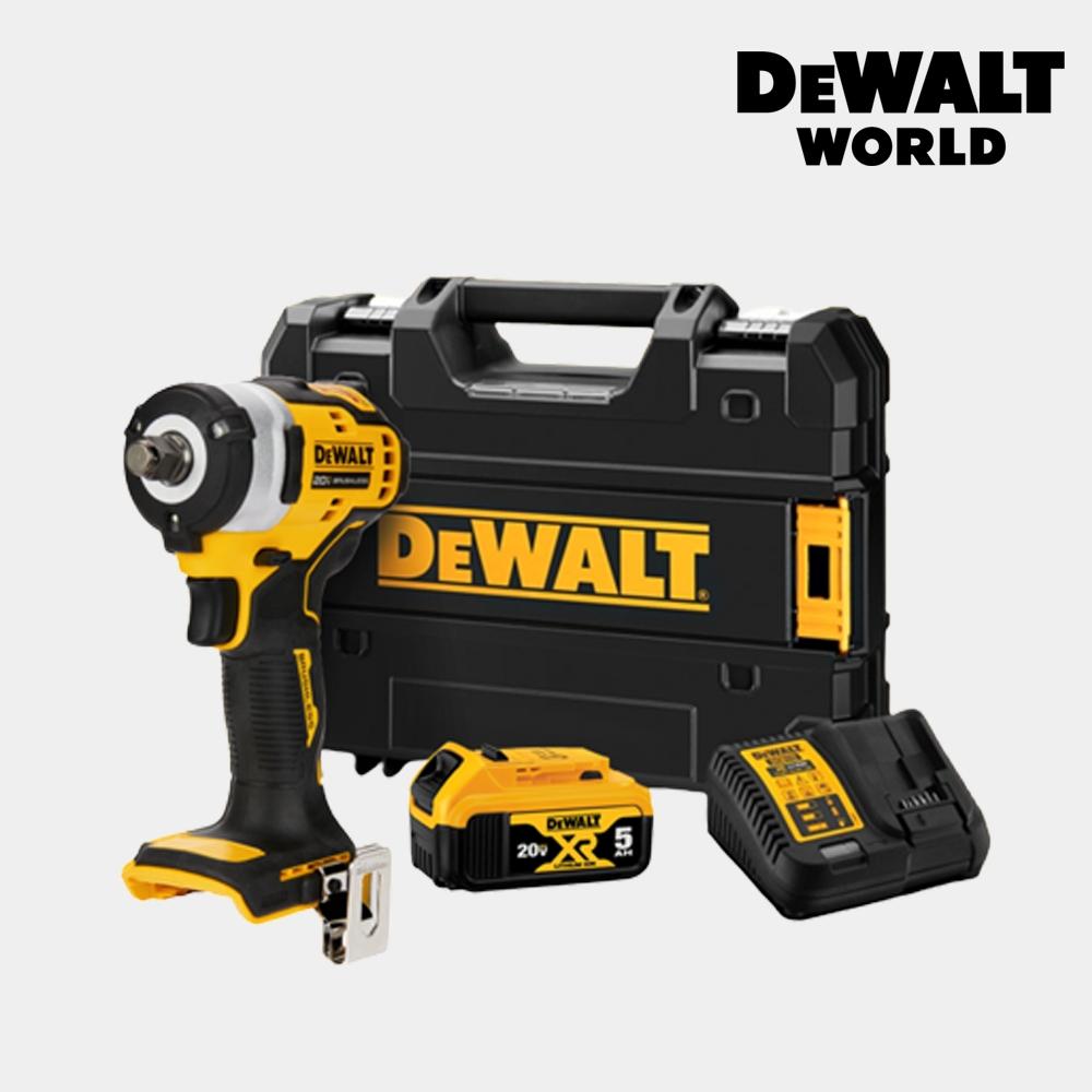 

DeWalt DCF911P1 Аккумуляторный ударный гайковерт 20 В MAX 1 Батарея 2 дюйма, 5 А 1 комплект