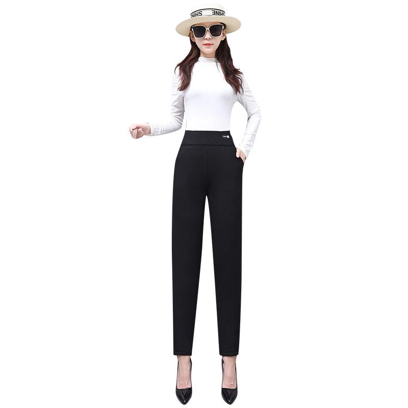 Northeast Women's Extra Thick High Waist Lambskin Cotton Winter Leggings