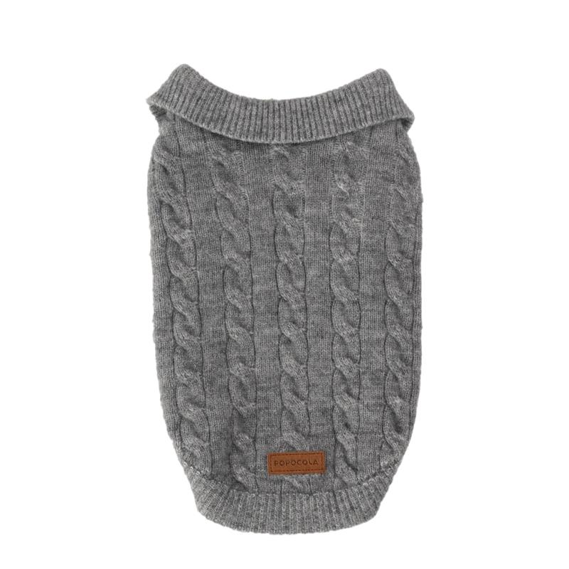 

Кошка Щенок Маленькая Собака Одежда Свитер Пальто Зимняя Одежда для Питомцев Йорк Померанский Шпиц Ши-тцу Мальтийская Болонка Пудель Бишон Шнауцер Одежда XS（old） серый