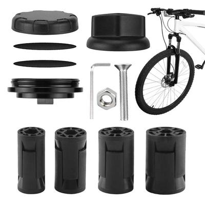 Anti-Theft Bike Mount Bicycle GPS Tracker Holder Front Fork Down Tube Bracket Bike Headset Top Caps For AirTagCase