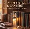Library Lantern 1PCS Vintage LED Bookshelf Light Mini Decorative Street Lamp Style Warm Nightlight for Reading Nook  Book Nook Decor Gift