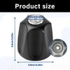Temperature Resistant Shower Knobs Steel Tub Faucet Handle Trim Set Hot Cold Diverter Knob Replacement for Home