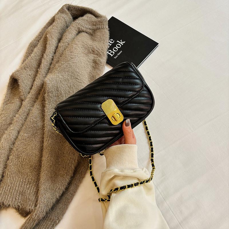 

Large Pu Capacity Crossbody Handbag Womens Shoulder Bag Underarm Casual Bag чорний