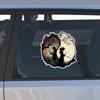 Para Samurai Yin Yang Estilo Japonés Tinta Ronin Pegatina de Coche Impermeable Dibujos Animados Pegatinas de Personalidad Decoración Resistente a los Arañazos SH1220