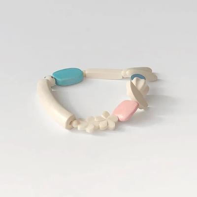 Pastel Wood Bracelet