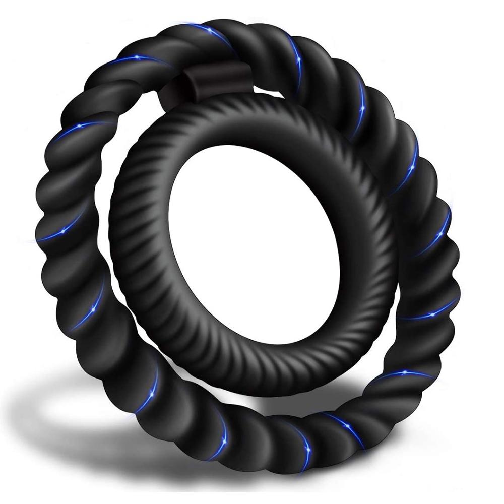 Man Lock Ejaculation Penis Erection Rings Delaying Ejaculation Cock Rubber Rings Penis Enlargement Sex Toys for Male Sex Rings