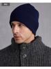 Hengyuanxiang 100% pure wool hat men's autumn and winter knitted hat soft and delicate skin friendly warm hat