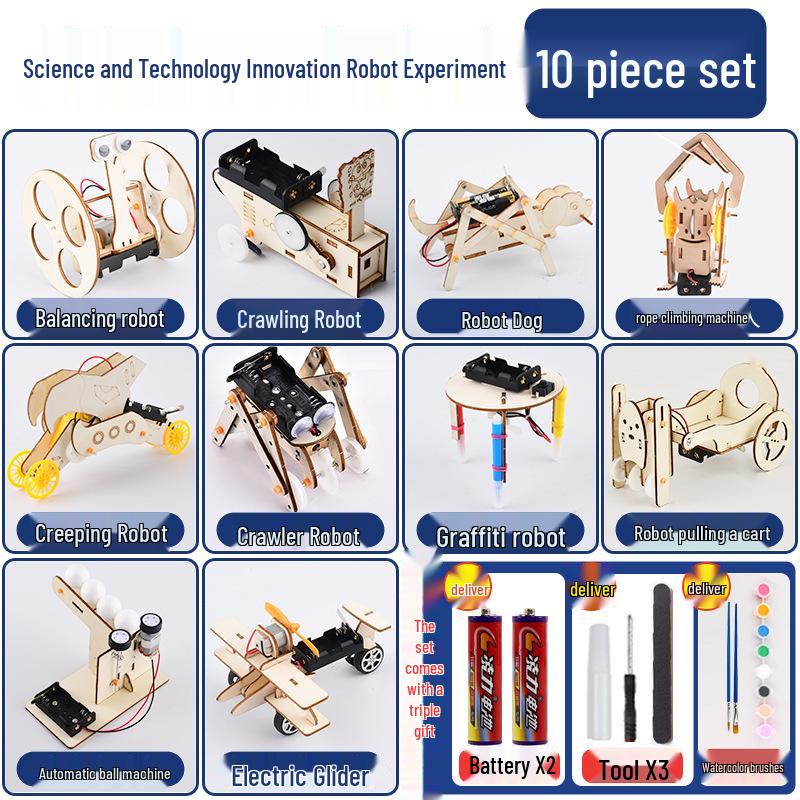 Kinder DIY Wissenschaftsexperimentierkasten: Kreative Physik-Erfindungsmaterialien für die Grundschulbildung