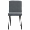 VidaXL Dining Chairs Set of 4 Dark Grey Velvet 3315287