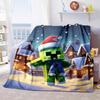 Classic Entertainment Sandbox Xbox Games Minecraft  Blanket, Home Warming, Four Season Bed Decoration, Sofa Cover, Flannel Throwing Blanket K4