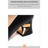 Women's French Style Square Toe Heels, Solid Color Chunky Heel Pumps, Elegant Slip on Business Office Work Shoes for Women