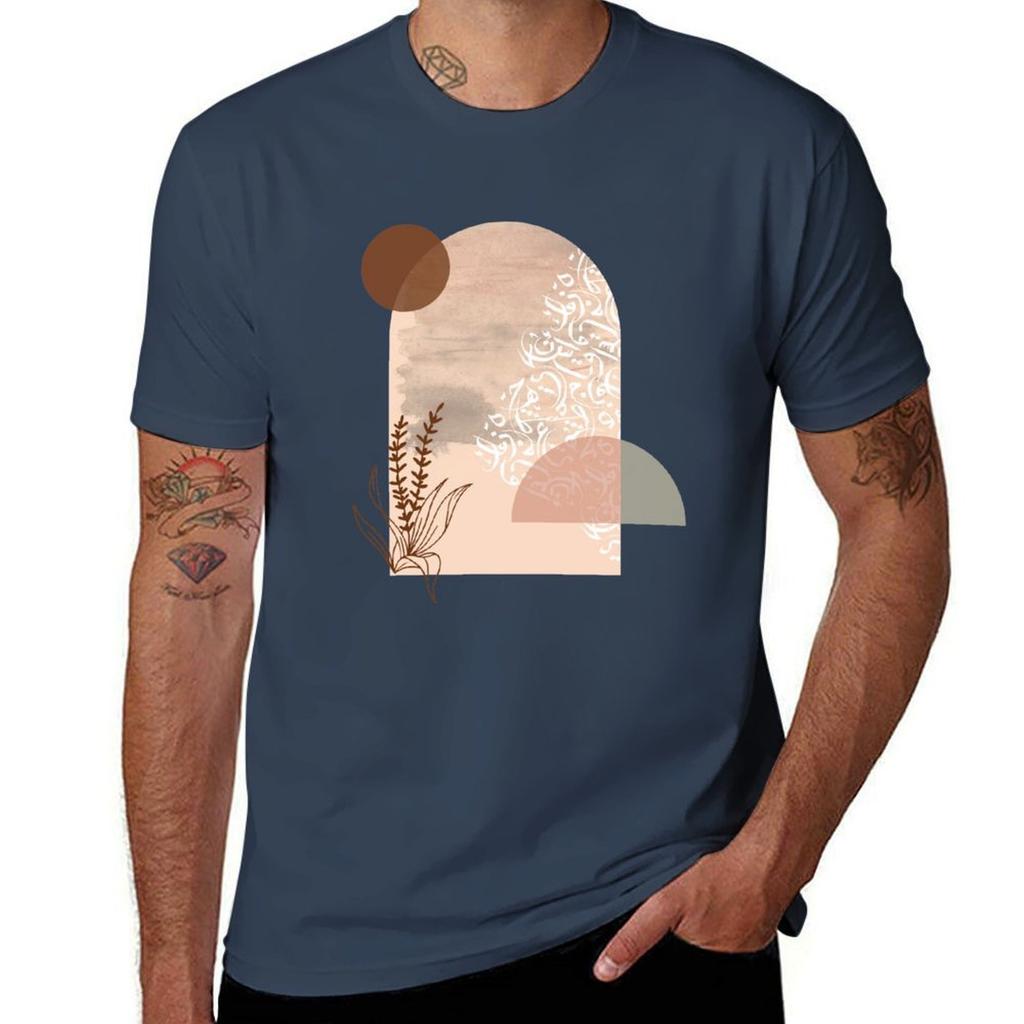Modern boho neutral Hallway TShirt Lightweight Sport Basic TShirt