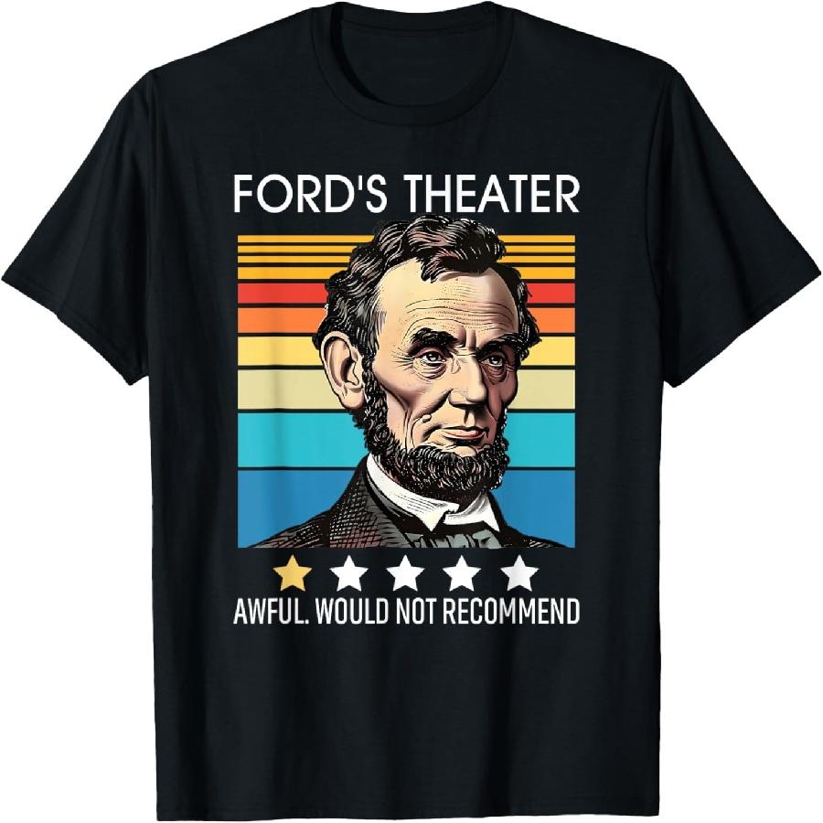 Авраам Линкольн Театр Форда Ужасно Не рекомендую Футболка(1) XXXXXL чёрный