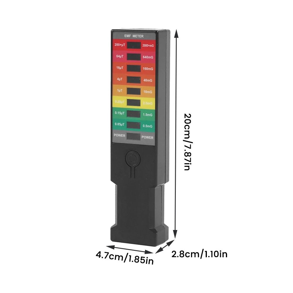 EMF Reader EMF Gauss Meter High Precision EMF Magnetic Field Detector  Electrician