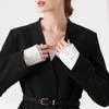 Girls White Ruffles Fake Sleeved for Womens Sweater Shirt Wrist Cuffs Wild Elbow Sleeve Pleated False Cuffs Skirt Decorative