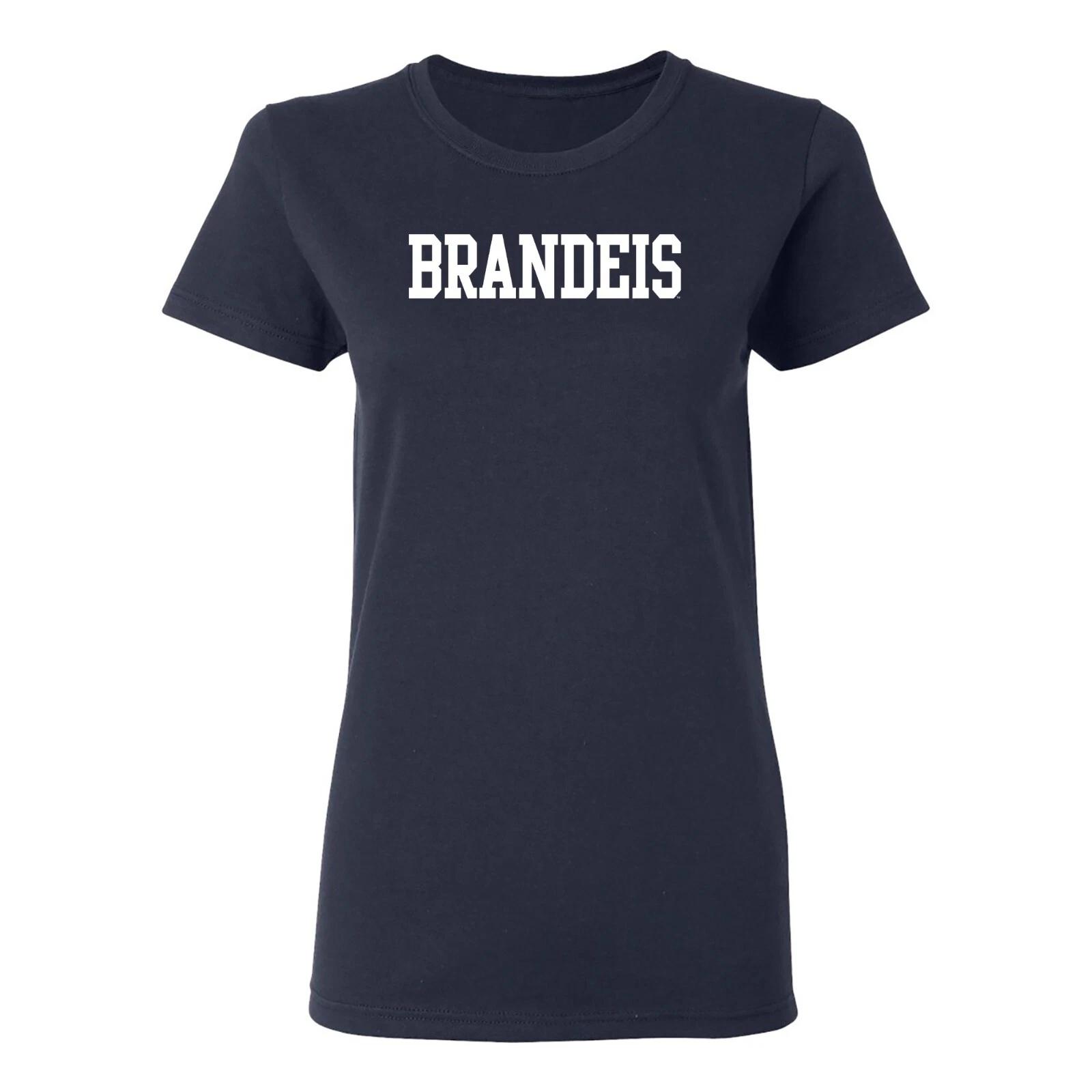 Brandeis Judges Basic Block Women s T-Shirt - Navy 3XL
