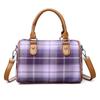 Fashionable large capacity checkered women's bag, college style class commuting shoulder bag, multifunctional backpack