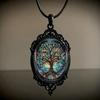 Retro Gothic Crow Cross Witch Halloween Pendant Necklace European and American Accessories
