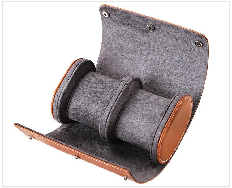 Green Submariner Leather Watch Box: Dustproof, Portable Protection for 1-3 Watches
