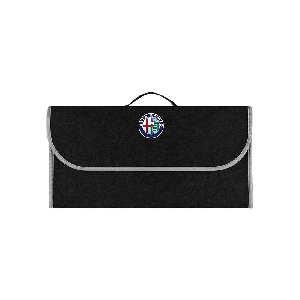 WAJDS1 Car Stickers For Alfa Romeo Car Storage Bag Folding Travel Tidying Box Trunk Tools Case For Alfa Romeo Giulietta 147 Giulia Spid