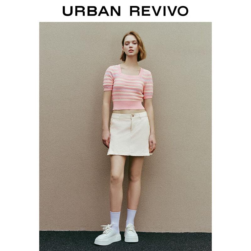 

UR Women s Floral Knit Short Sleeve Top L