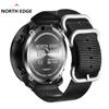 NORTH EDGE Watches for Man APACHE Field Watch 50MM Dial Compass Altimeter Barometer Chronograph Waterproof Men Watch Reloj