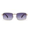 Uv400 Sunglasses Foreign Trade Tiktok Retro Box Fashion Men'S Metal Sunglasses