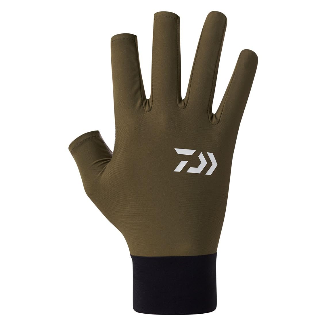 ICEDRY UV Care XL [Daiwa] Gloves, 3-Finger Cut, DG-6726, Khaki,