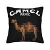 Camels Mirage Band Pillowcase Printed Fabric Cushion Cover Decoration Throw Pillow Case Cover Seater Zippered 40*40Cm