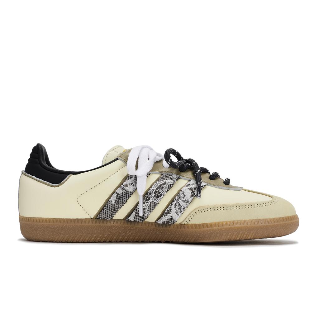 adidas Originals SAMBA OG Bundeswehr Sneaker Damen Low Top Schwarz/Beige/Braun ID0478(Team1189-)