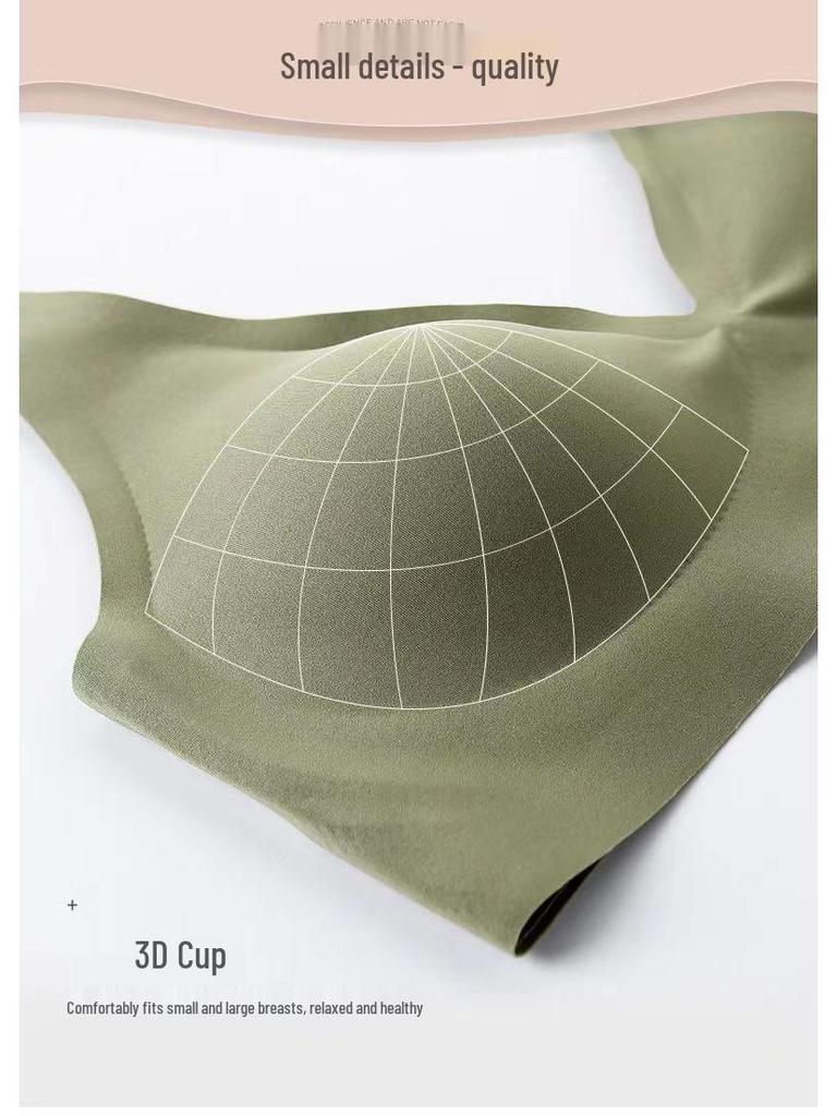 Reggiseno a Fascia in Lattice Gelatina Senza Cuciture: Senza fili, Leggero, Sollevamento regolabile per donna