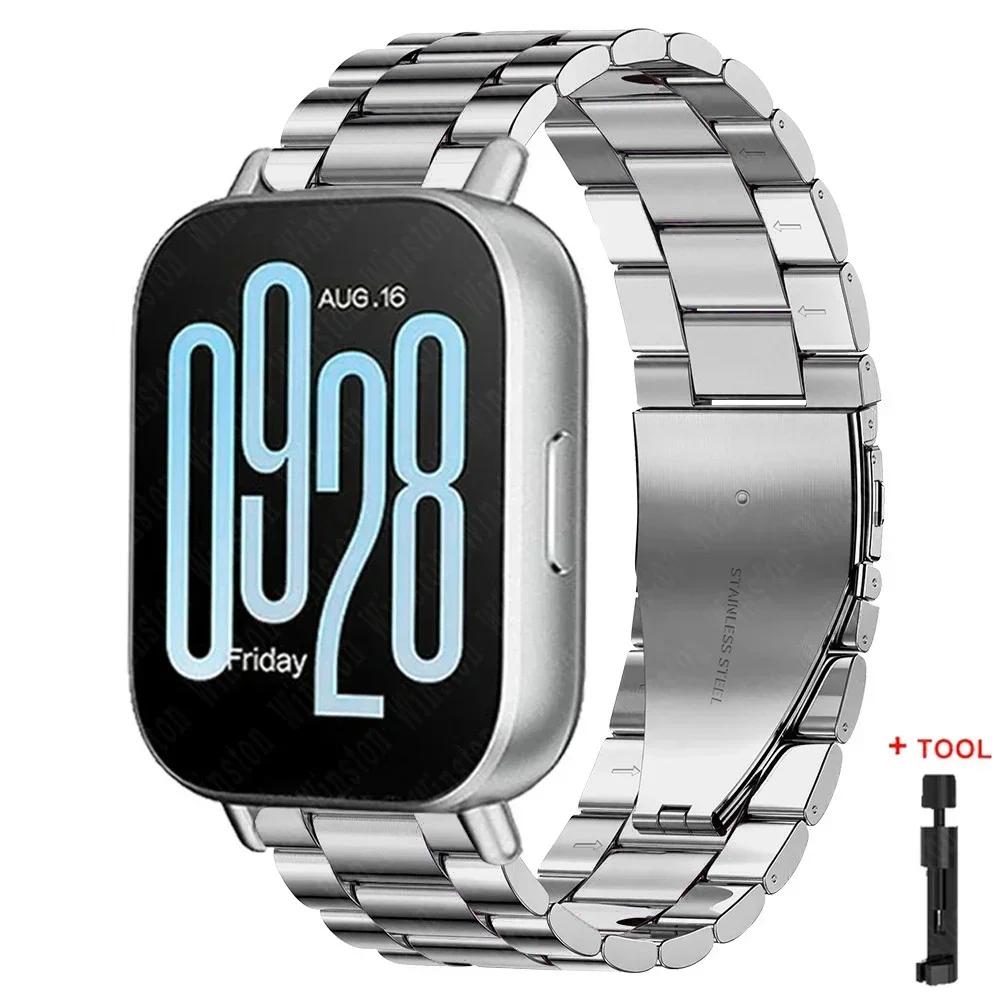 NEW 22mm Bracelet for Redmi Watch 5 Active/Lite Metal Band for Xiaomi Redmi Watch 3 Active/Lite Wristband Stainless Steel Strap