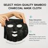 Bamboo Charcoal Mask with Hyaluronic Acid Deep Cleansing Long Lasting Moisturizing for Gentle Skin Care