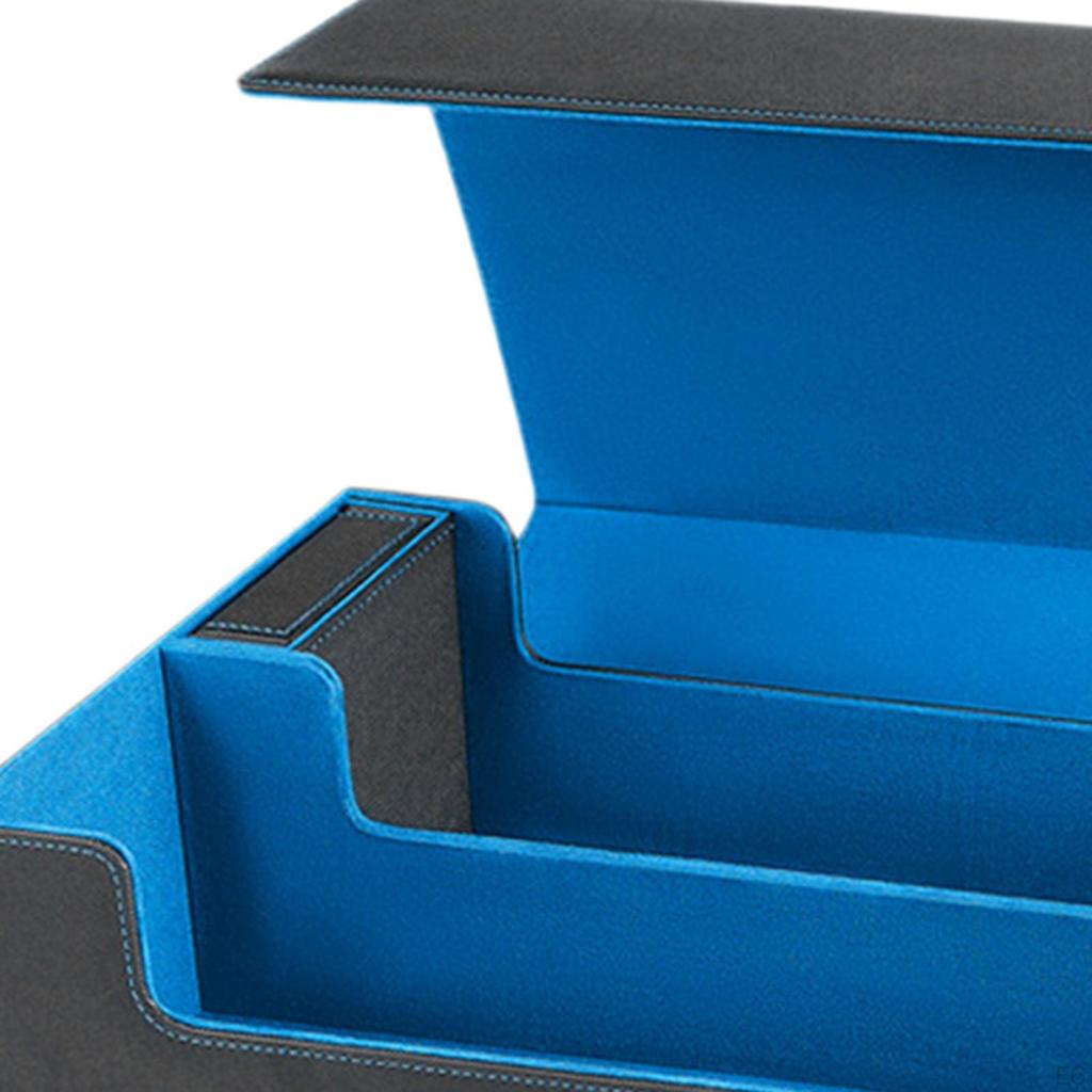 Card Deck Box Game Card, Storage Strong Can Holds 1650 Cards, PU Leather Gathering Toy Playing