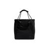 Adidas Sports Casual Drawstring Polyester Tote Shopping Shoulder Handbag Regular Unisex Couple Black Unisex Tote Bags H64755