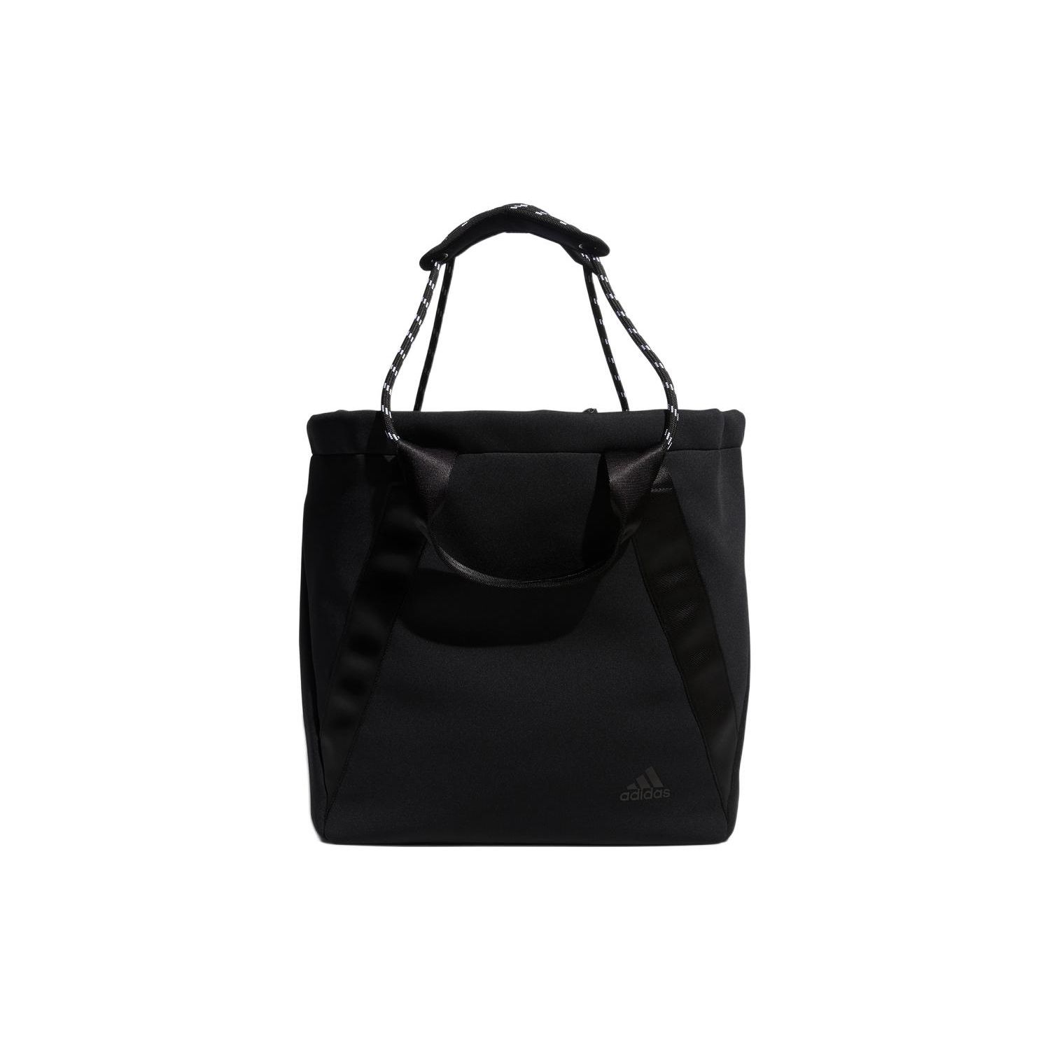 

Adidas Sports Casual Drawstring Polyester Tote Shopping Shoulder Handbag Regular Unisex Couple Black Unisex Tote Bags H64755 Black