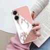 For Redmi 13C Pink Gold Marble Art Fashion Phone Case Soft Silicone Fundas Cover For Redmi13C 13 C Coque Matte Shockproof Bumper