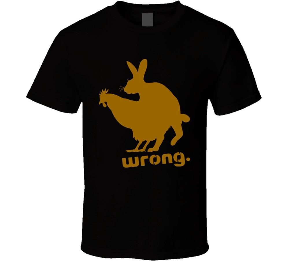 Chicken And Rabbit Wrong Funny T Shirt