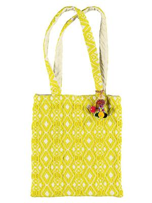 Women's Yellow Shopper Bag Passigatti