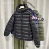 Mens Solid Color Hooded Cotton Puffer Jacket Warm Winter Casual Outerwear